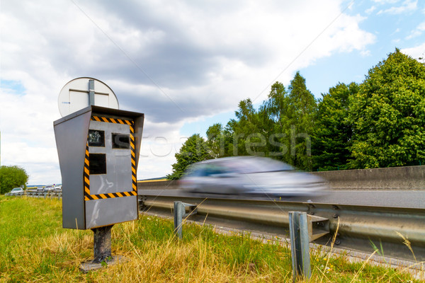 автоматический скорости камеры радар автомобилей Сток-фото © sdecoret