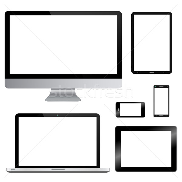 Modern digital tech device collection Stock photo © sdecoret