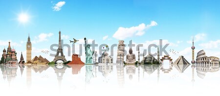 örnek ünlü dünya anıtlar toprak yaz Stok fotoğraf © sdecoret