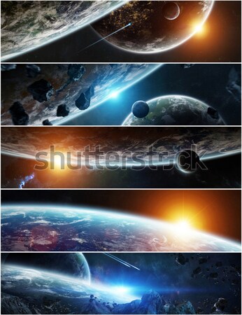 隕石 惑星 スペース 表示 空 世界中 ストックフォト © sdecoret