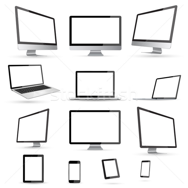 Moderna digital tecnología dispositivo colección blanco Foto stock © sdecoret
