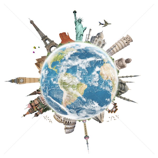 Travel the world monument concept Stock photo © sdecoret