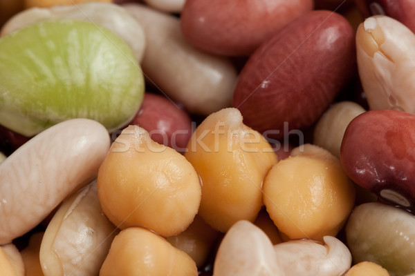 Healthy mix of beans Stock photo © sdenness