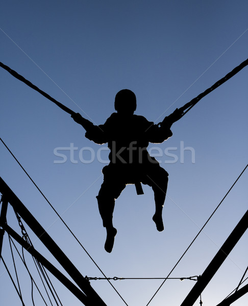 Bungee Jump Silhouette Stock photo © searagen