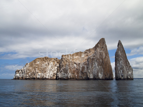 Stock foto: Rock · Landschaft · unfruchtbar · aus · Insel