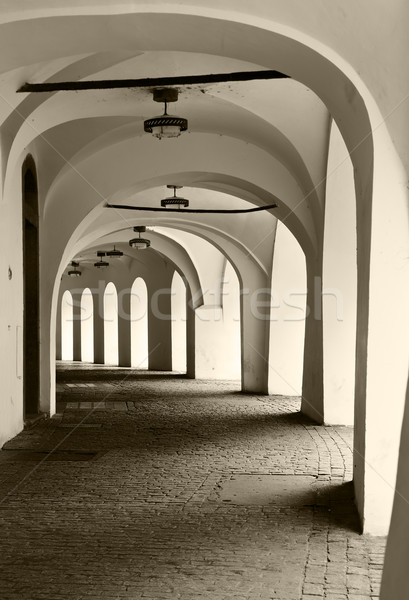 Corridor With Arches Stock photo © searagen