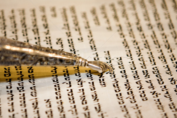 Torah and Yad Stock photo © searagen