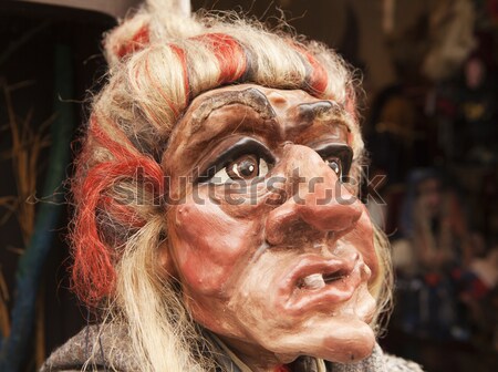 Traditional Czech Witch Puppet Stock photo © searagen