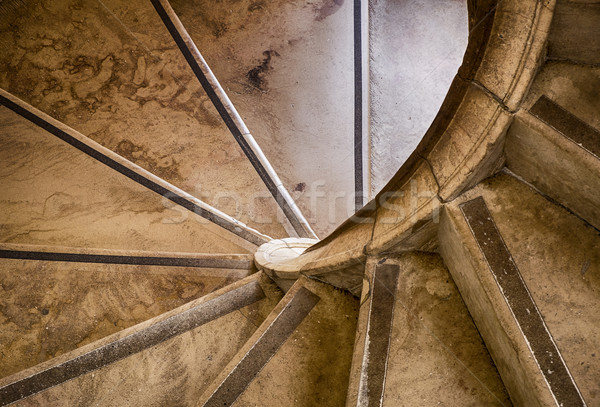 Piedra escalera manera geométrico forma Foto stock © searagen