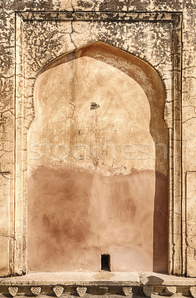 Muro nicchia ambra fort uomo palazzo Foto d'archivio © searagen