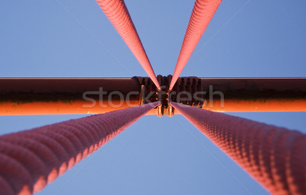 Golden gate câble résumé vue suspension câbles [[stock_photo]] © searagen