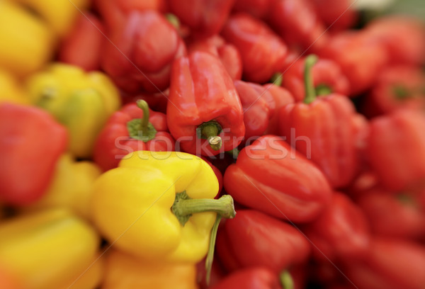Red and Yellow Peppers Stock photo © searagen
