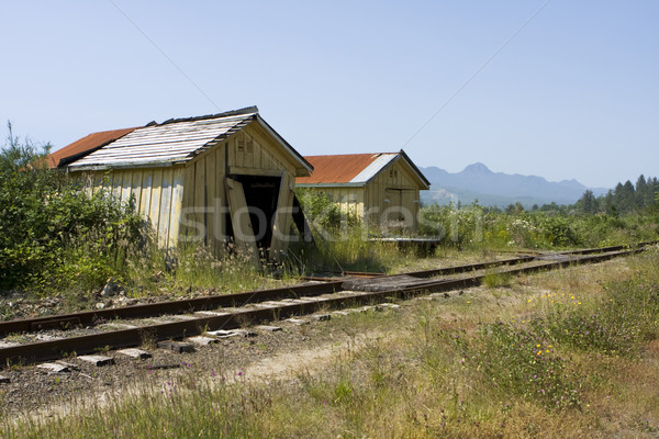 Old Railroad Station Stock photo © searagen