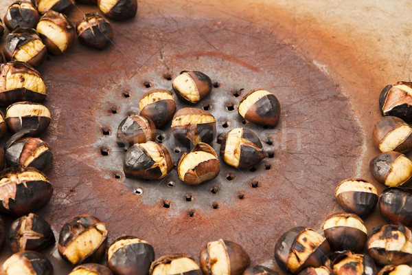 Stock photo: Roasted Chestnuts