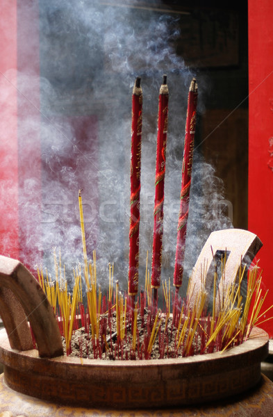 Buddhist Prayer Sticks Stock photo © searagen
