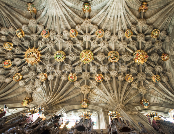 Ceiling of the Thistle Chapel Stock photo © searagen