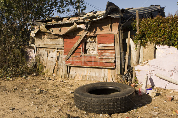 Africa de sud tipic acasă Africa de Sud reprezentant carcasa Imagine de stoc © searagen