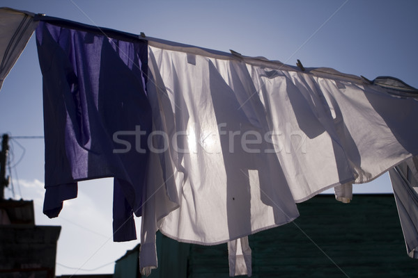 Drying Laundry In Sun Stock photo © searagen