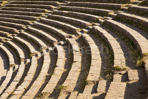 Teatro piedra teatro edad griego Foto stock © searagen