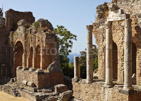 Roman Theatre In Taormina Stock photo © searagen