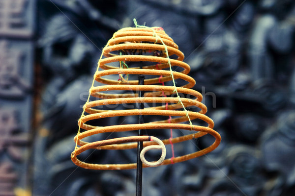Coil Of Smoking Incense Stock photo © searagen