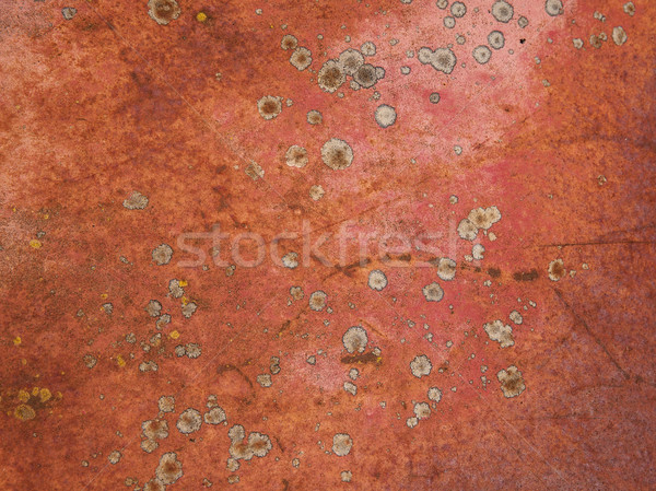 Rot Rost abstrakten zufällig Muster malen Stock foto © searagen