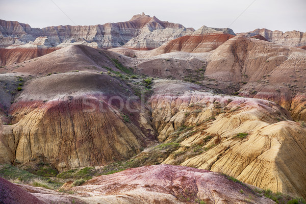 Landscape Colors In Badlands National Park Stock photo © searagen
