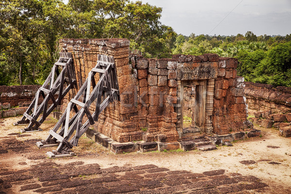 Leaning Building at East Mebon Temple Stock photo © searagen