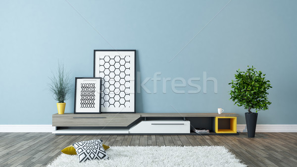 Moderna tv stand diseno hasta Foto stock © sedatseven