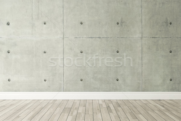 concrete wall loft style decor, background, template design Stock photo © sedatseven