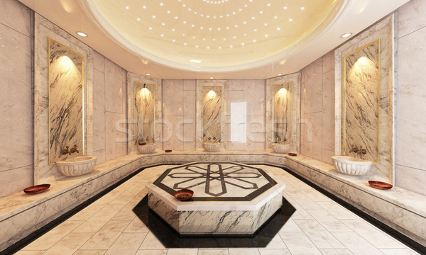 marble Turkish Hamam, bath modern design  Stock photo © sedatseven