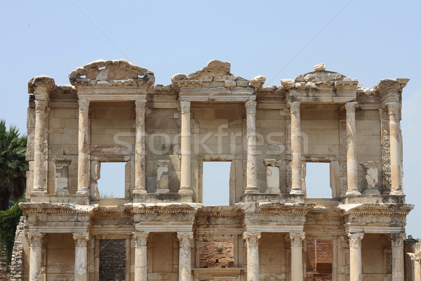 Library Of Celsus at Ephesus in turkey Stock photo © sedatseven