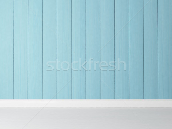 Pionowy niebieski ściany malowany Zdjęcia stock © sedatseven