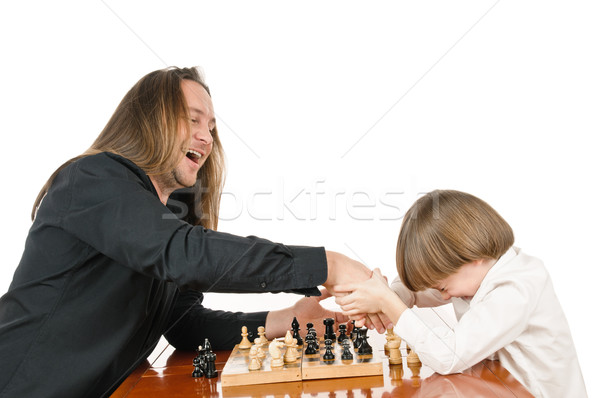 Stock photo: game of chess