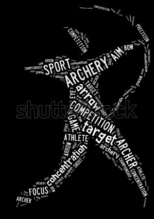 Karate pictograma negro blanco cuerpo fitness Foto stock © seiksoon