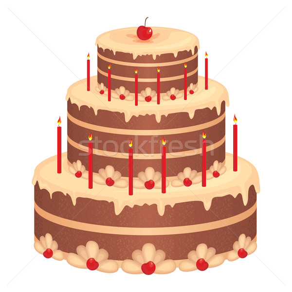 birthday cake Stock photo © SelenaMay