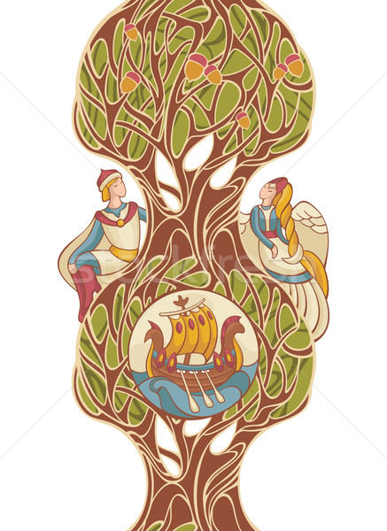 fairytale vector illustration Stock photo © SelenaMay