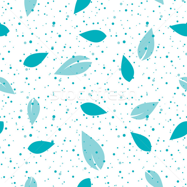 Naadloos geometrisch patroon bladeren groot textiel web Stockfoto © SelenaMay