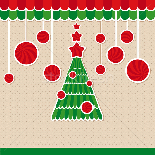 抽象的な クリスマス かわいい カード 赤ちゃん ストックフォト © SelenaMay
