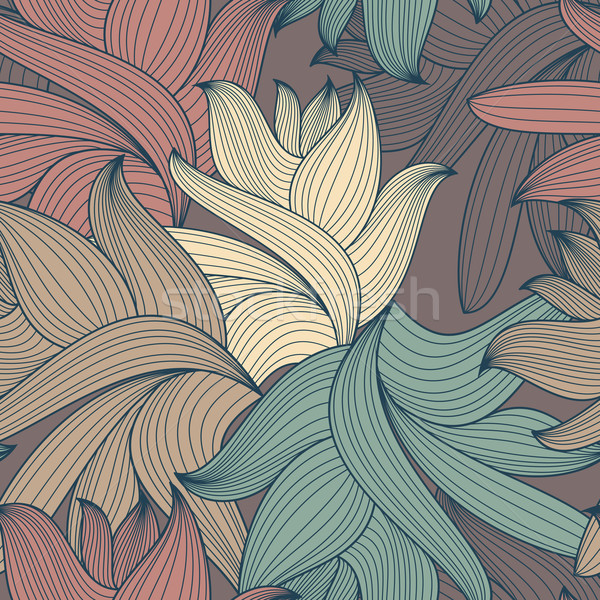 装飾的な 抽象的な デザイン 波 パターン ストックフォト © SelenaMay