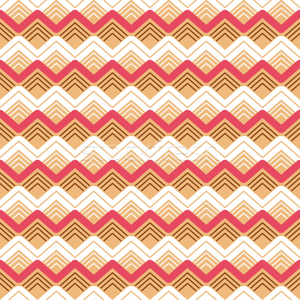 Zigzag fara sudura colorat model textil Imagine de stoc © SelenaMay