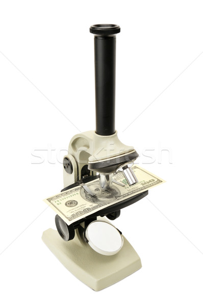 microscope and money Stock photo © Serg64