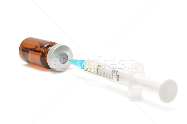 ampoule and syringe Stock photo © Serg64