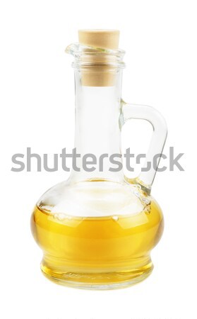 Glass carafe with vegetable oil Stock photo © Serg64