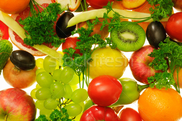 Stock photo: fruits and vegetables