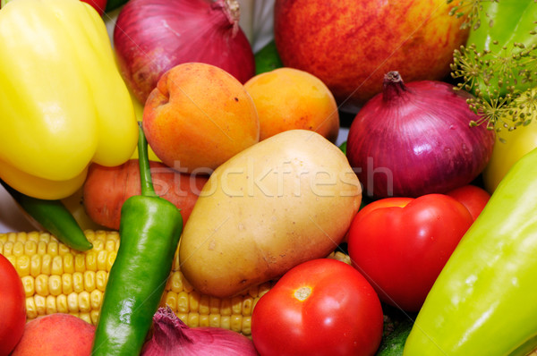 collection fruits and vegetables Stock photo © Serg64