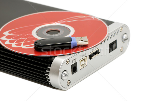 hard disk, flash memory and computer disk Stock photo © Serg64