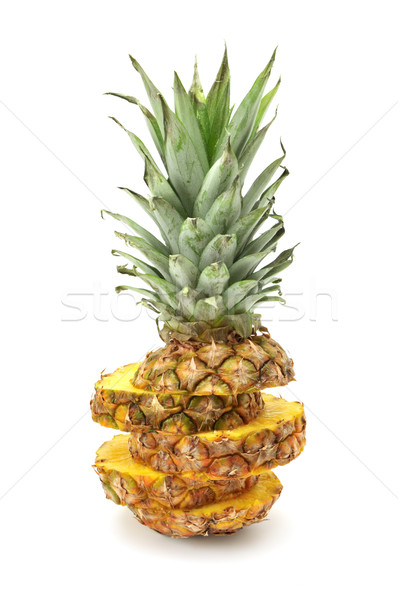 Stock photo: cut ananas