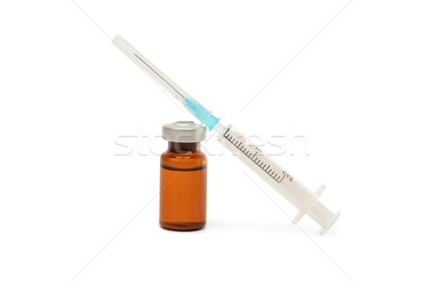 ampoule and syringe Stock photo © Serg64
