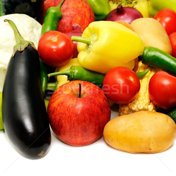 collection fruits and vegetables Stock photo © Serg64